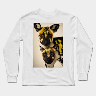 Painteddog Graphic Canine Dog Design Long Sleeve T-Shirt